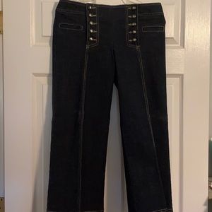 Nanette Lepore Sailor Jeans with Lace up Back